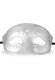Mardi Gras Mask MG077: Farfallina Silver Male *