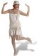 Adult Flapper Gatsby Girl Ivory *