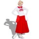 Grease Rydell High Cheerleader Adult Costume Grease Rydell High Cheerleader Adult Costume