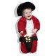 Baby Captain Hook Bunting Costume Baby Captain Hook Bunting Costume