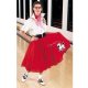 Complete Poodle Skirt Outfit Plus (Red & White) Adult * Complete Poodle Skirt Outfit Plus (Red & White) Adult *
