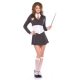 British Schoolgirl Plus Adult Costume British Schoolgirl Plus Adult Costume