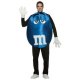 M&Ms Blue Poncho Adult Costume M&Ms Blue Poncho Adult Costume
