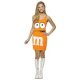 M&M Orange Tank Dress Teen Costume * M&M Orange Tank Dress Teen Costume *