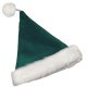 Velvet Santa Hat - Green *