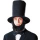 Lincoln Hat with Beard Adult