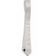 50's Skinny White Tie *
