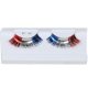 Red, White & Blue Party Eyelashes * Red, White & Blue Party Eyelashes *