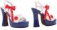 Red, White and Blue Raggedy Shoes *