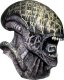 Deluxe Alien Overhead Latex Mask Adult *