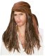 Caribbean Pirate Wig Adult * Caribbean Pirate Wig Adult *