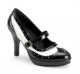 Contessa Black White Patent Shoe *