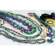 Metallic Mardi Gras Beads Dozen