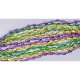 Square Mardi Gras Beads Pkg/12
