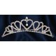 Charming Heart Comb Tiara 1 1/2 Charming Heart Comb Tiara 1 1/2